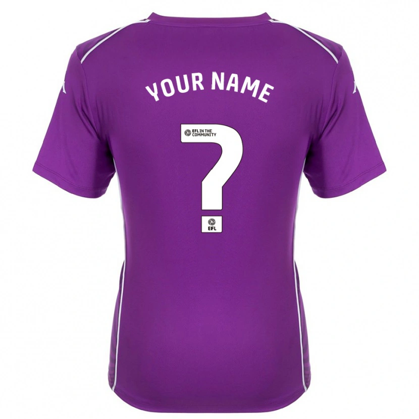 Danxen Hombre Camiseta Hull City AFC Morado Blanco Portero Equipación 2025/26 La Camisa