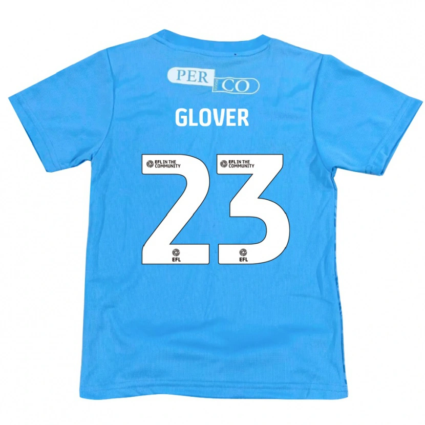 Danxen Hombre Camiseta Tom Glover #23 Azul Blanco Portero Equipación 2025/26 La Camisa