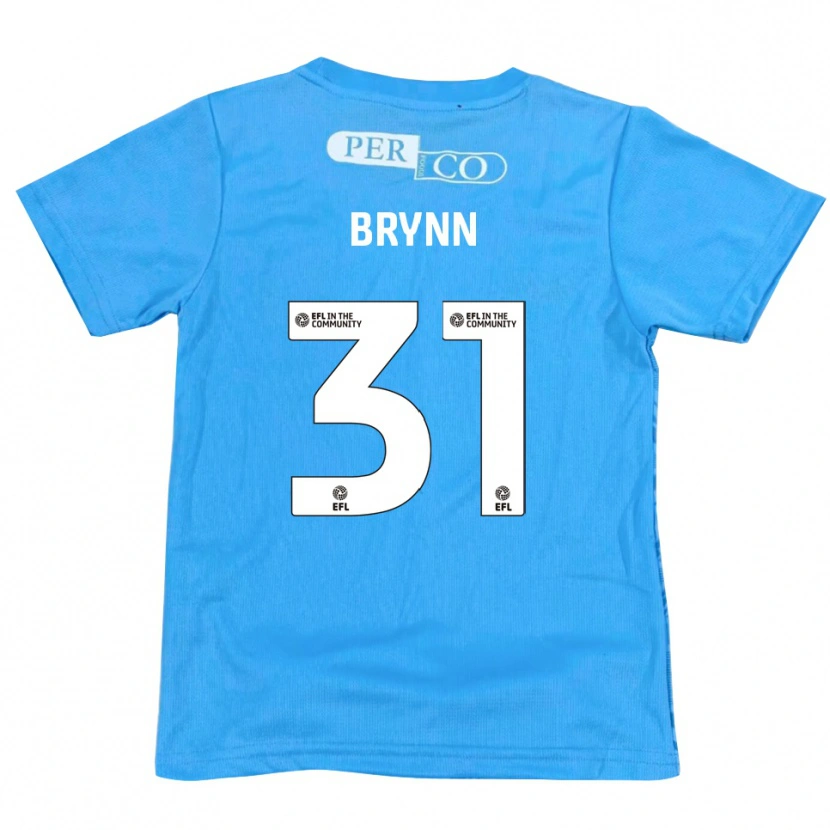 Danxen Hombre Camiseta Sol Brynn #31 Azul Blanco Portero Equipación 2025/26 La Camisa