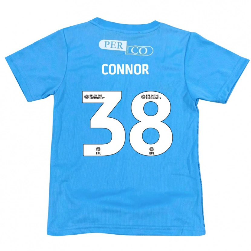 Danxen Hombre Camiseta Shea Connor #38 Azul Blanco Portero Equipación 2025/26 La Camisa