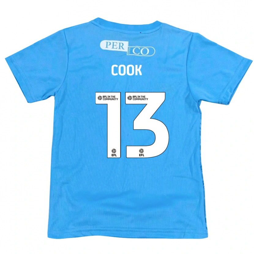 Danxen Hombre Camiseta Ruby Cook #13 Azul Blanco Portero Equipación 2025/26 La Camisa