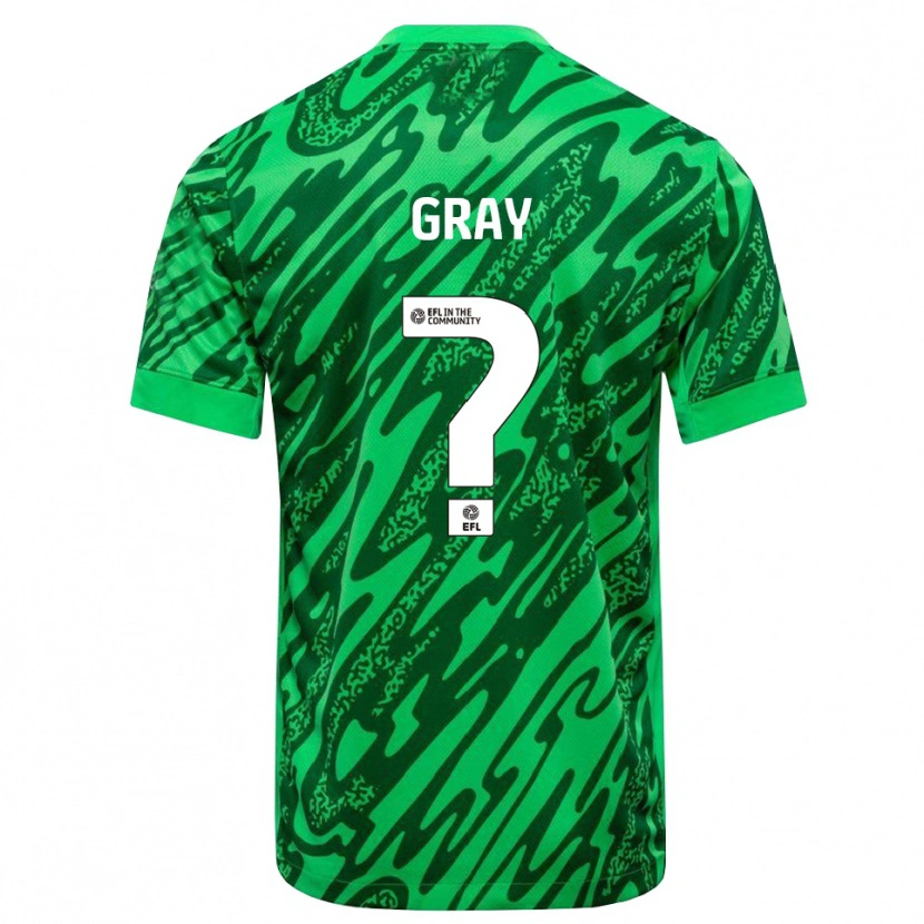 Danxen Hombre Camiseta Jessica Gray #0 Verde Bosque Portero Equipación 2025/26 La Camisa