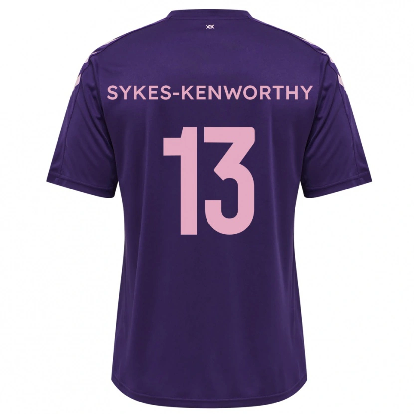 Danxen Hombre Camiseta George Sykes-Kenworthy #13 Morado Rosa Portero Equipación 2025/26 La Camisa