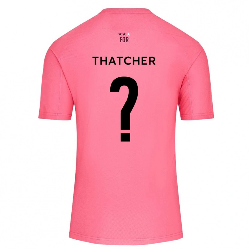 Danxen Hombre Camiseta Katie Thatcher #0 Rosa Flor De Cerezo Portero Equipación 2025/26 La Camisa