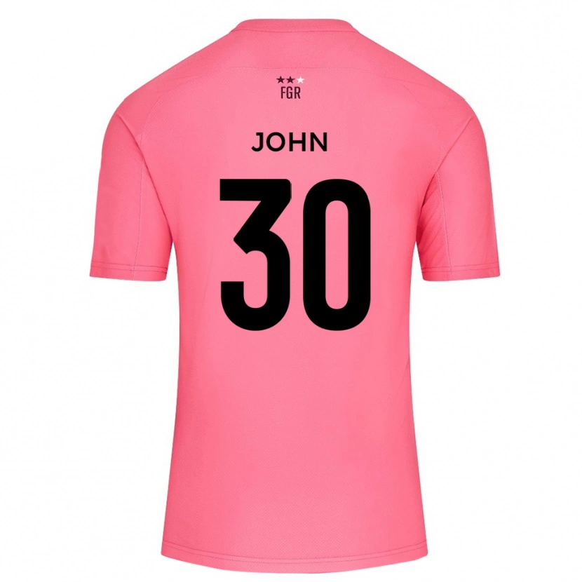 Danxen Hombre Camiseta Dylan John #30 Rosa Flor De Cerezo Portero Equipación 2025/26 La Camisa