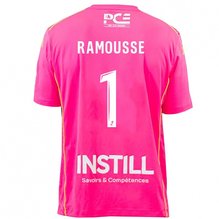 Danxen Hombre Camiseta Théo Ramousse #1 Magenta Portero Equipación 2025/26 La Camisa