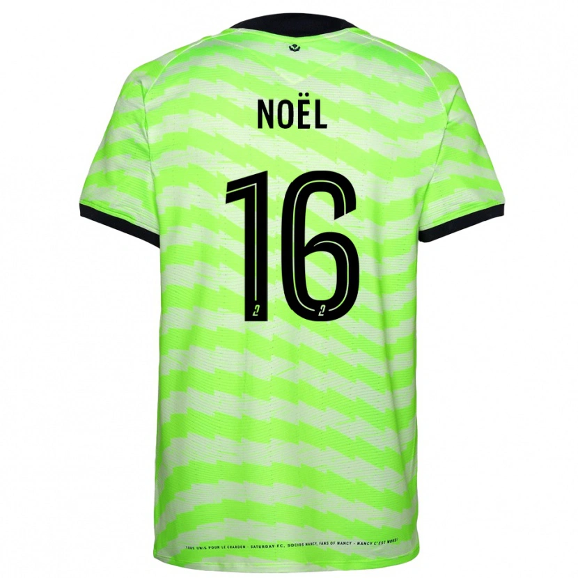 Danxen Hombre Camiseta Kenzo Noël #16 Verde Neón Portero Equipación 2025/26 La Camisa