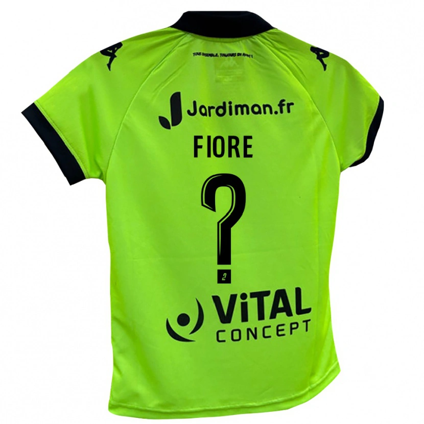 Danxen Hombre Camiseta Kévin Fiore #0 Verde Neón Portero Equipación 2025/26 La Camisa