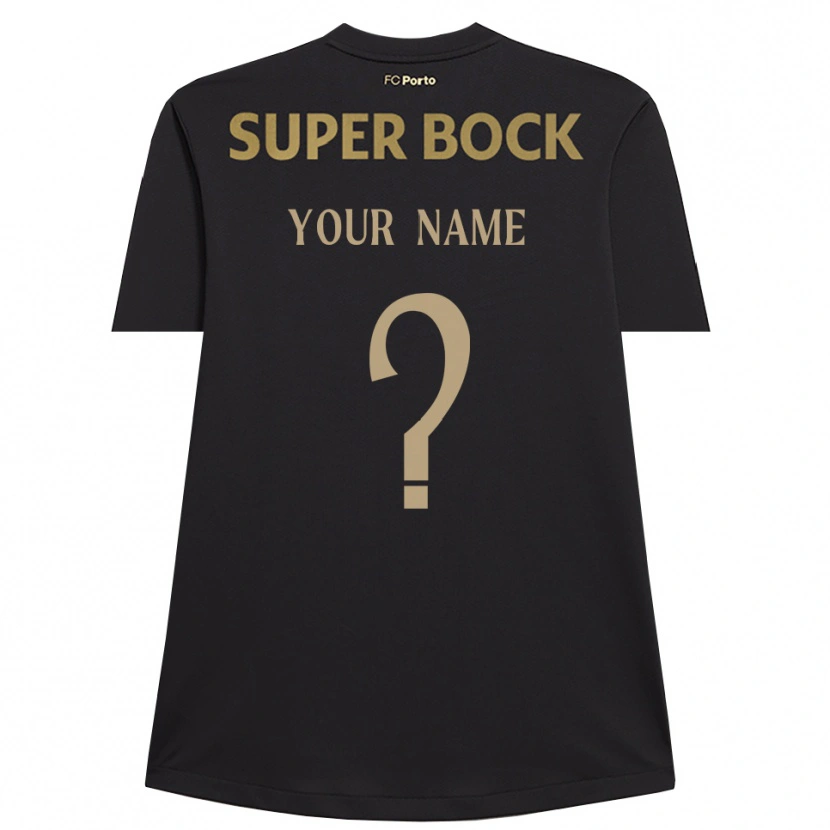 Danxen Hombre Camiseta FC Porto Negro Marrón Portero Equipación 2025/26 La Camisa