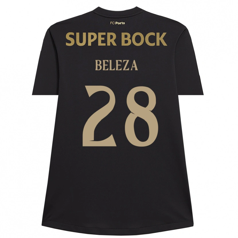Danxen Hombre Camiseta Tatiana Beleza #28 Negro Marrón Portero Equipación 2025/26 La Camisa