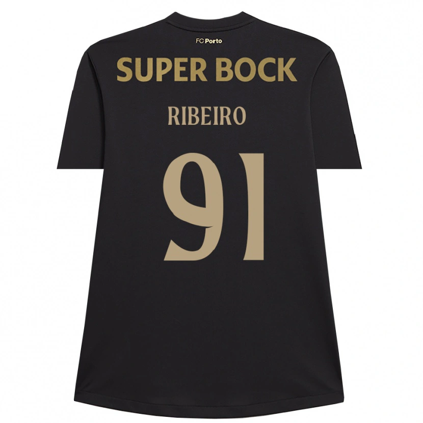 Danxen Hombre Camiseta Gonçalo Ribeiro #91 Negro Marrón Portero Equipación 2025/26 La Camisa