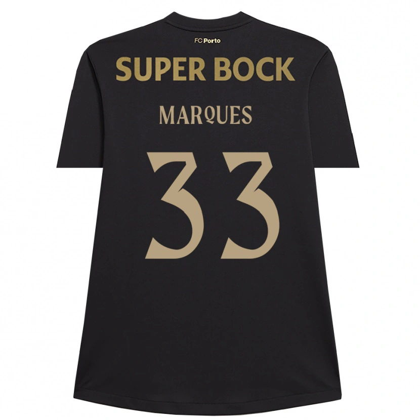 Danxen Hombre Camiseta Bárbara Marques #33 Negro Marrón Portero Equipación 2025/26 La Camisa