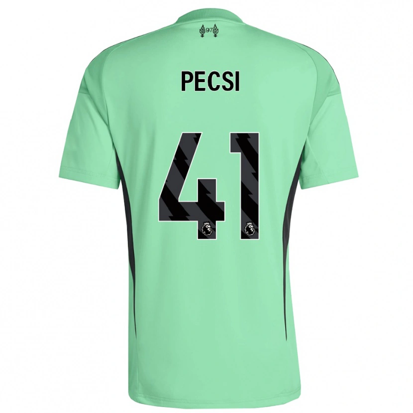 Danxen Hombre Camiseta Ármin Pécsi #41 Aquamarina Portero Equipación 2025/26 La Camisa