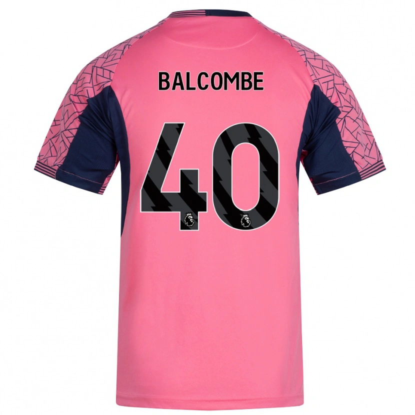 Danxen Hombre Camiseta Ellery Balcombe #40 Rosa Negro Portero Equipación 2025/26 La Camisa