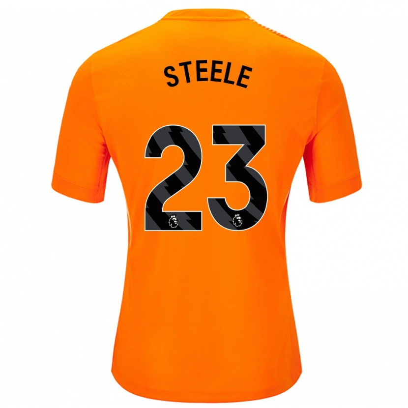 Danxen Hombre Camiseta Jason Steele #23 Naranja Negro Portero Equipación 2025/26 La Camisa