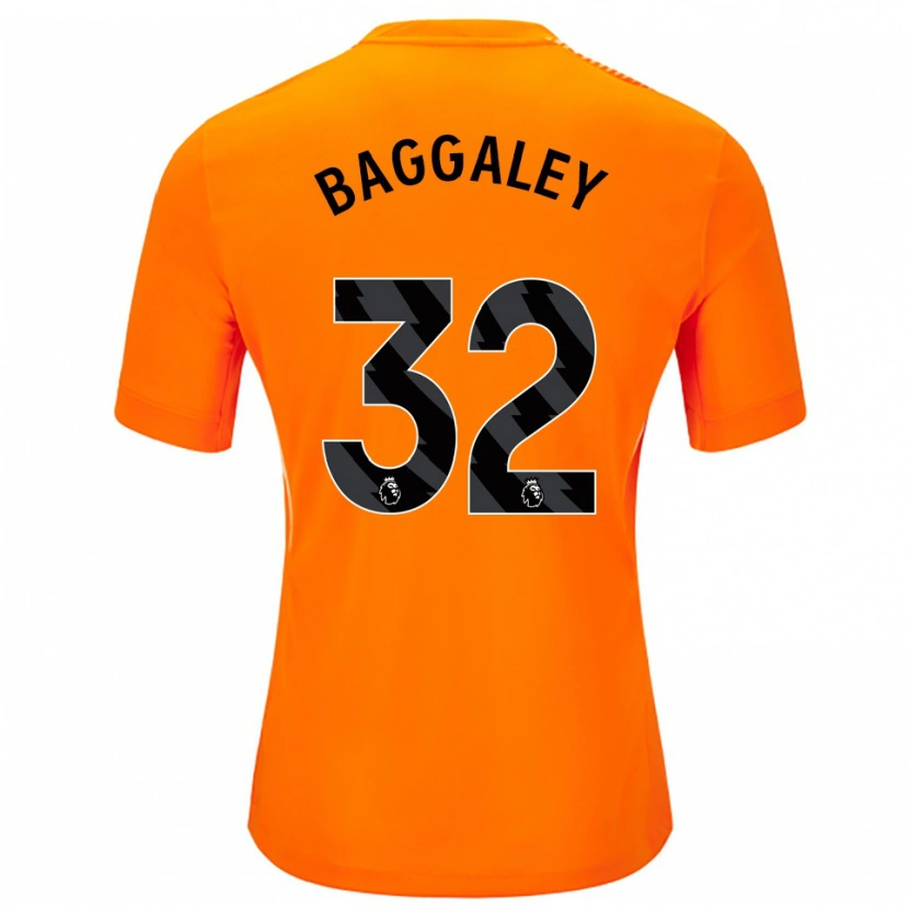 Danxen Hombre Camiseta Sophie Baggaley #32 Naranja Negro Portero Equipación 2025/26 La Camisa