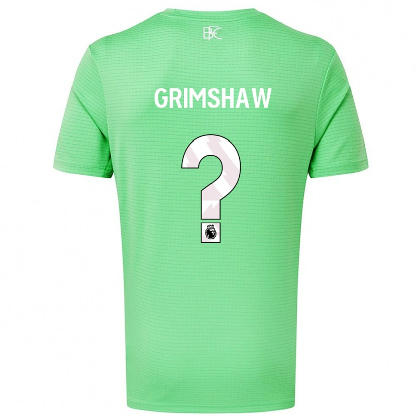 Danxen Hombre Camiseta Harry Grimshaw #0 Verde Medio Portero Equipación 2025/26 La Camisa
