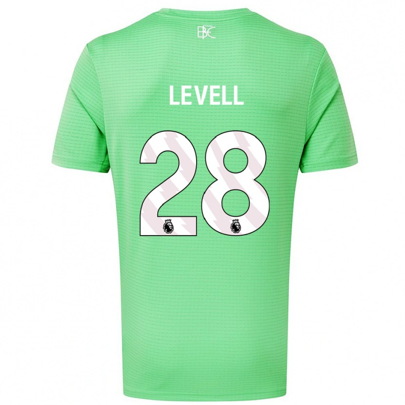 Danxen Hombre Camiseta Kirstie Levell #28 Verde Medio Portero Equipación 2025/26 La Camisa