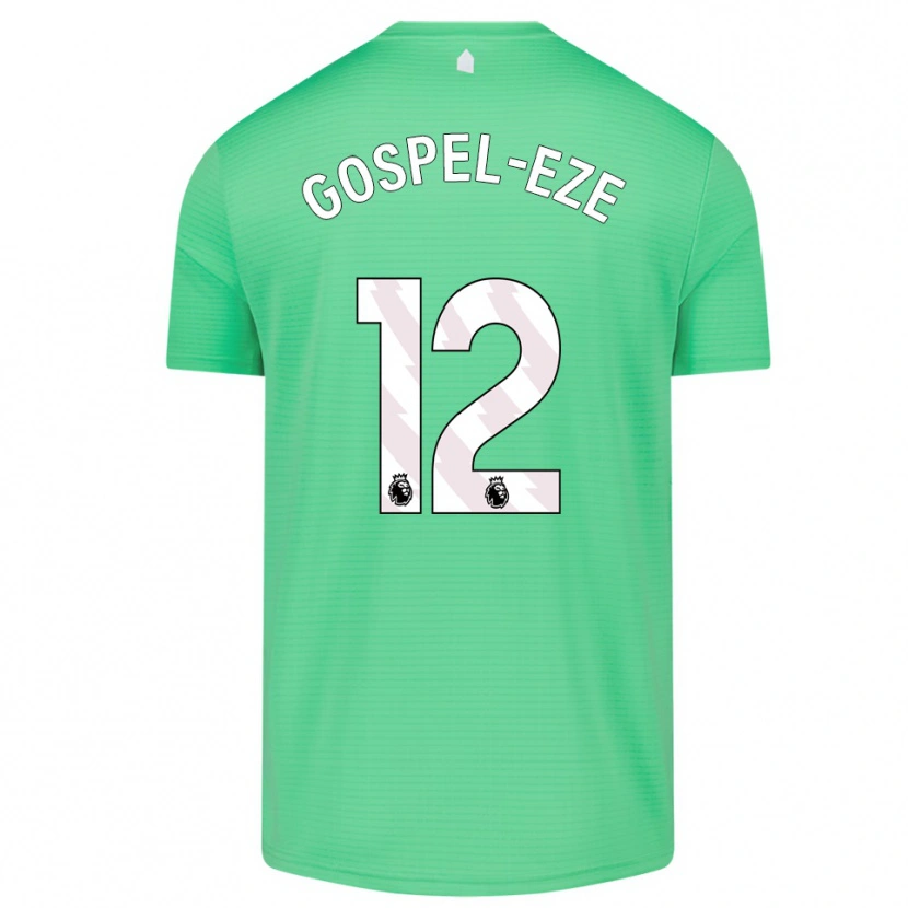 Danxen Hombre Camiseta Goodness Gospel-Eze #12 Verde Medio Portero Equipación 2025/26 La Camisa