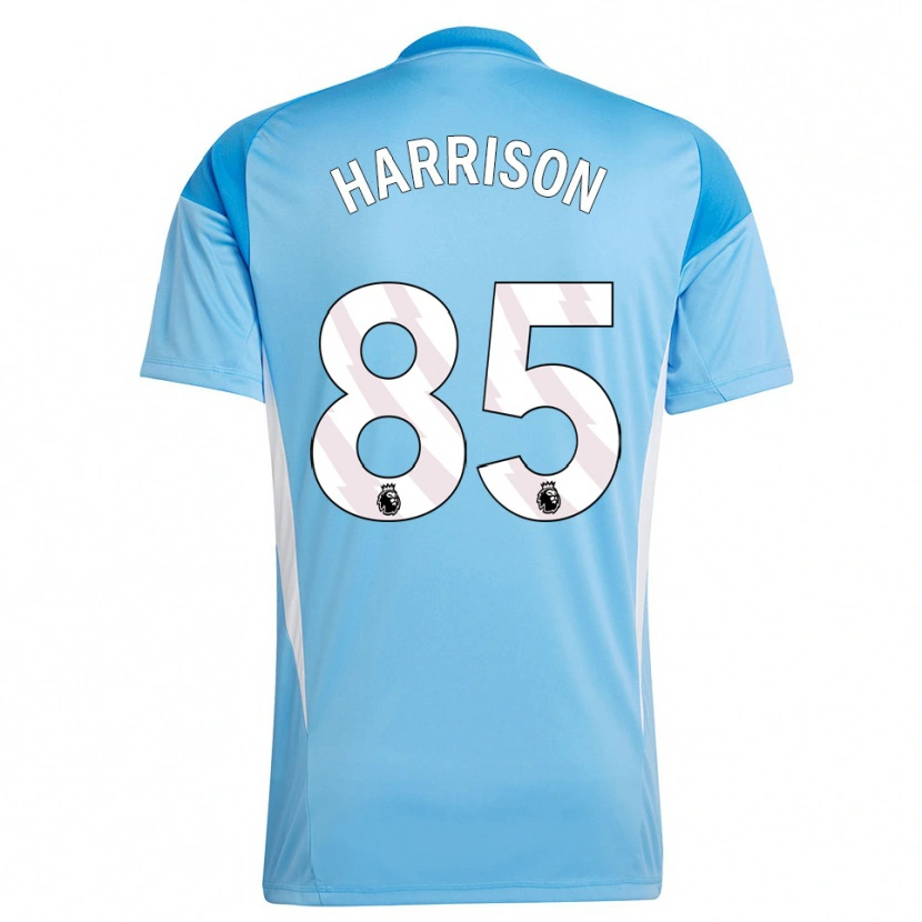 Danxen Hombre Camiseta Adam Harrison #85 Azul Blanco Portero Equipación 2025/26 La Camisa