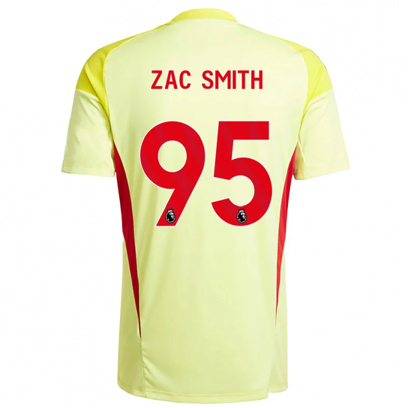 Danxen Hombre Camiseta Zac Smith #95 Amarillo Naranja Claro Portero Equipación 2025/26 La Camisa