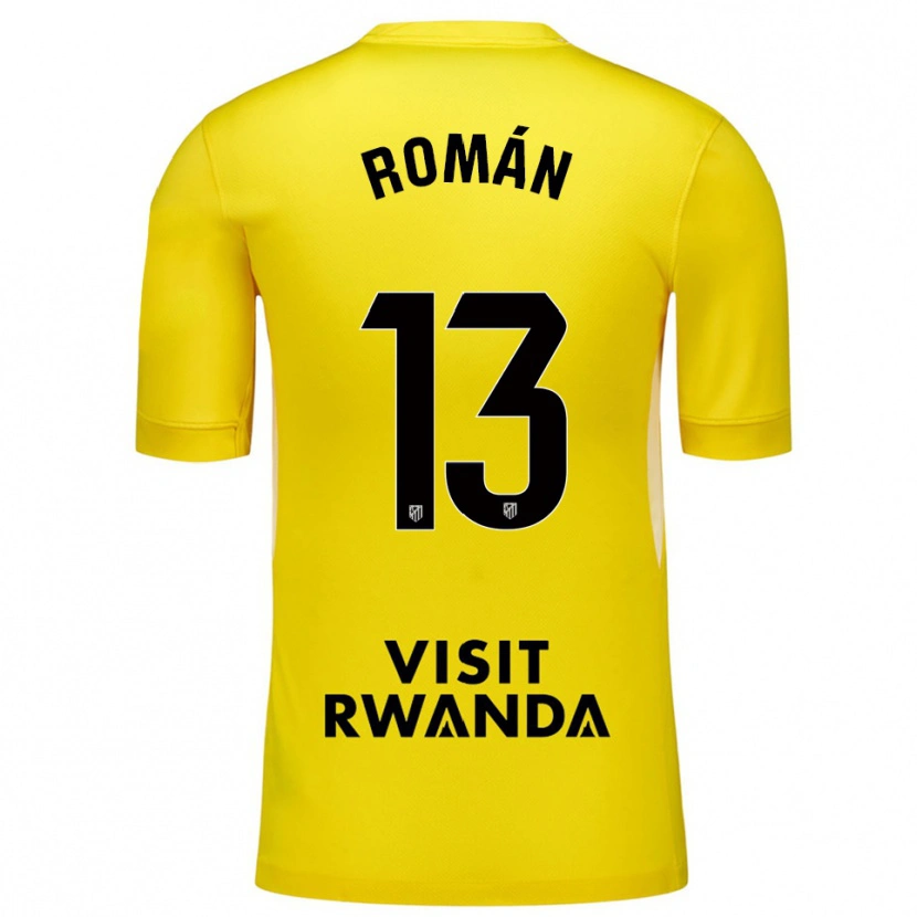 Danxen Hombre Camiseta Francis Holgado #13 Amarillo Negro Portero Equipación 2025/26 La Camisa