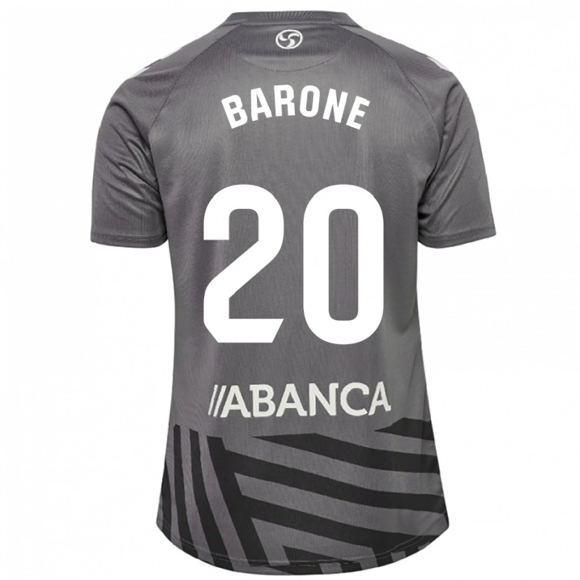 Danxen Hombre Camiseta Caio Barone #20 Gris Oscuro Negro Portero Equipación 2025/26 La Camisa
