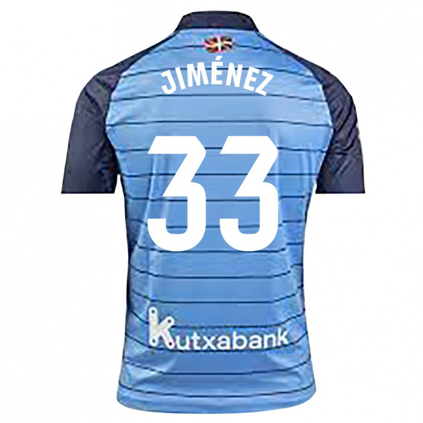 Danxen Hombre Camiseta Javier Jiménez #33 Azul Marino Portero Equipación 2025/26 La Camisa