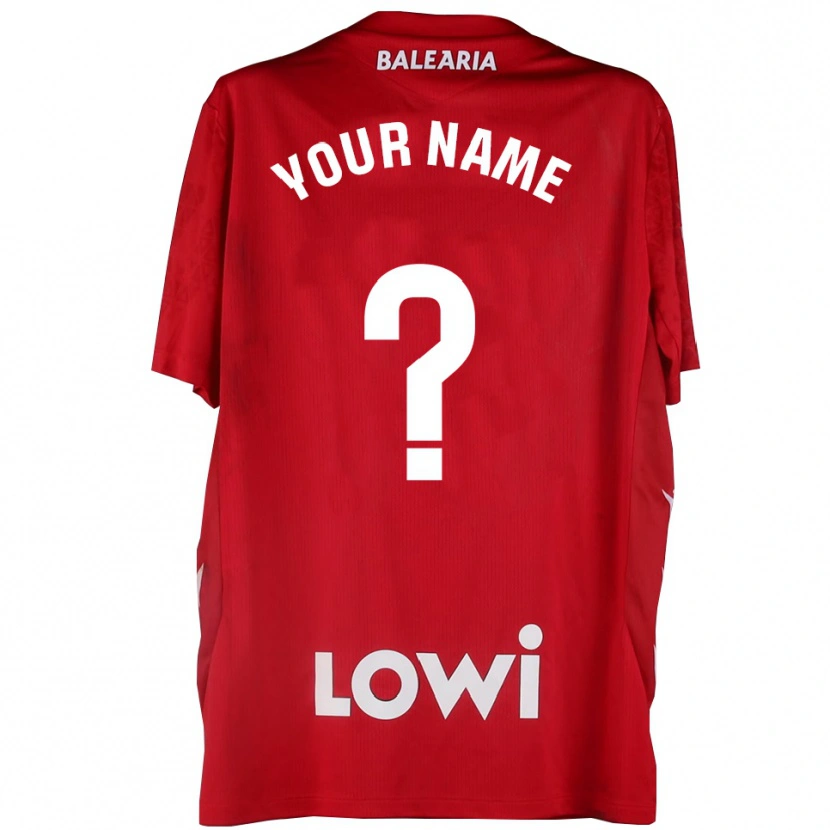 Danxen Hombre Camiseta Levante UD Rojo Blanco Portero Equipación 2025/26 La Camisa