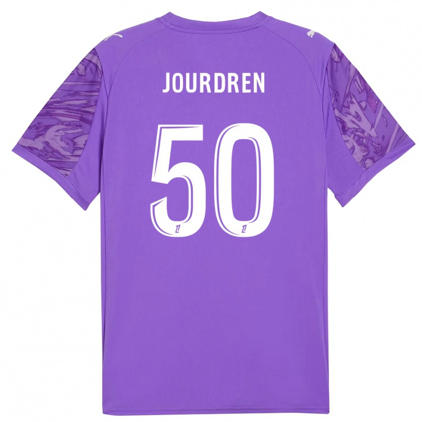 Danxen Hombre Camiseta Ilan Jourdren #50 Blanco Lilo Portero Equipación 2025/26 La Camisa