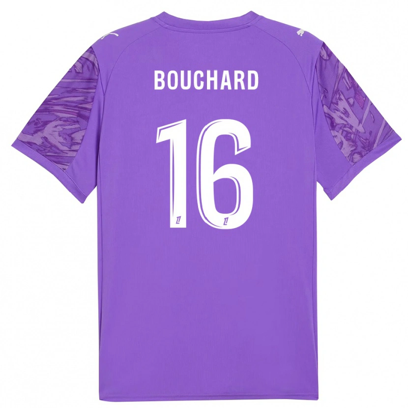 Danxen Hombre Camiseta Ambre Bouchard #16 Blanco Lilo Portero Equipación 2025/26 La Camisa