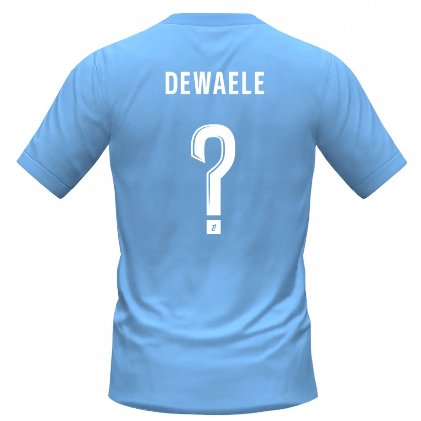 Danxen Hombre Camiseta Élina Dewaele #0 Azul Negro Portero Equipación 2025/26 La Camisa