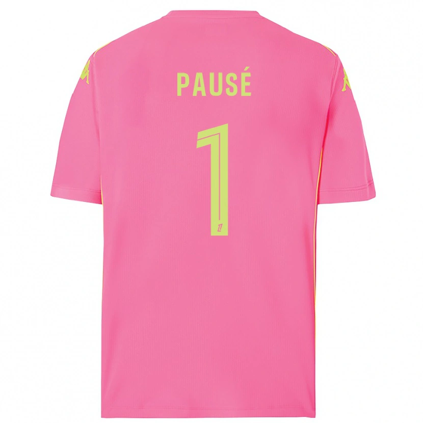 Danxen Hombre Camiseta Luca Pausé #1 Rosa Caliente Portero Equipación 2025/26 La Camisa