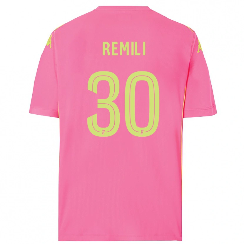 Danxen Hombre Camiseta Célia Remili #30 Rosa Caliente Portero Equipación 2025/26 La Camisa