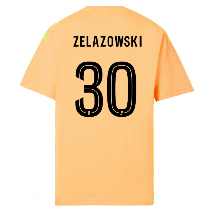 Danxen Hombre Camiseta Bartosz Zelazowski #30 Naranja Oscuro Negro Portero Equipación 2025/26 La Camisa