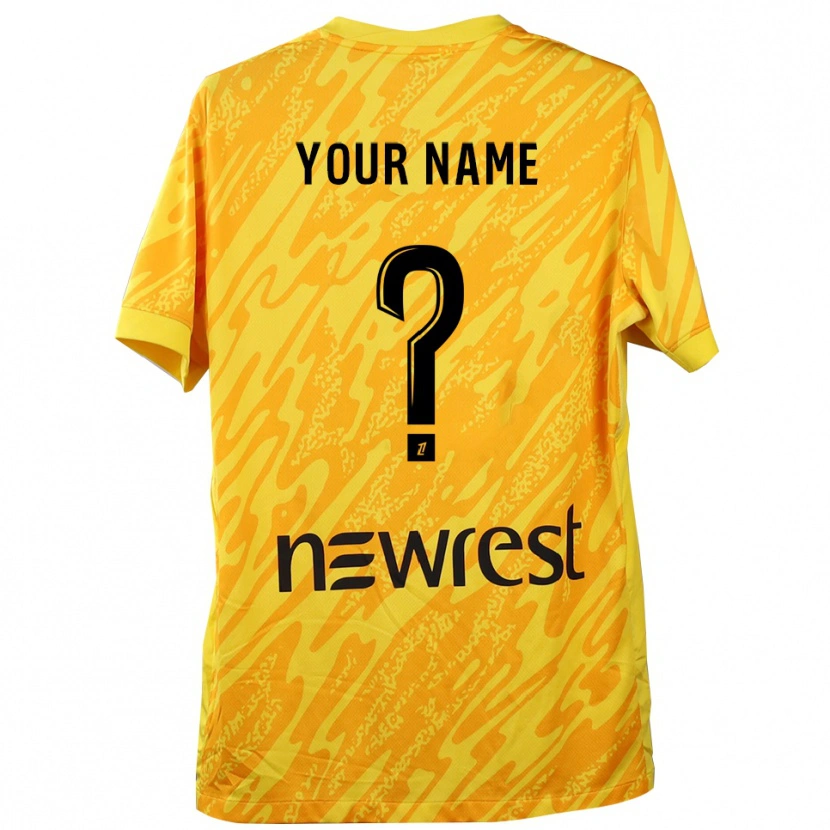 Danxen Hombre Camiseta Toulouse Amarillo Negro Portero Equipación 2025/26 La Camisa