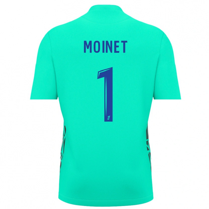Danxen Hombre Camiseta Victor Moinet #1 Azul Aguamarina Portero Equipación 2025/26 La Camisa