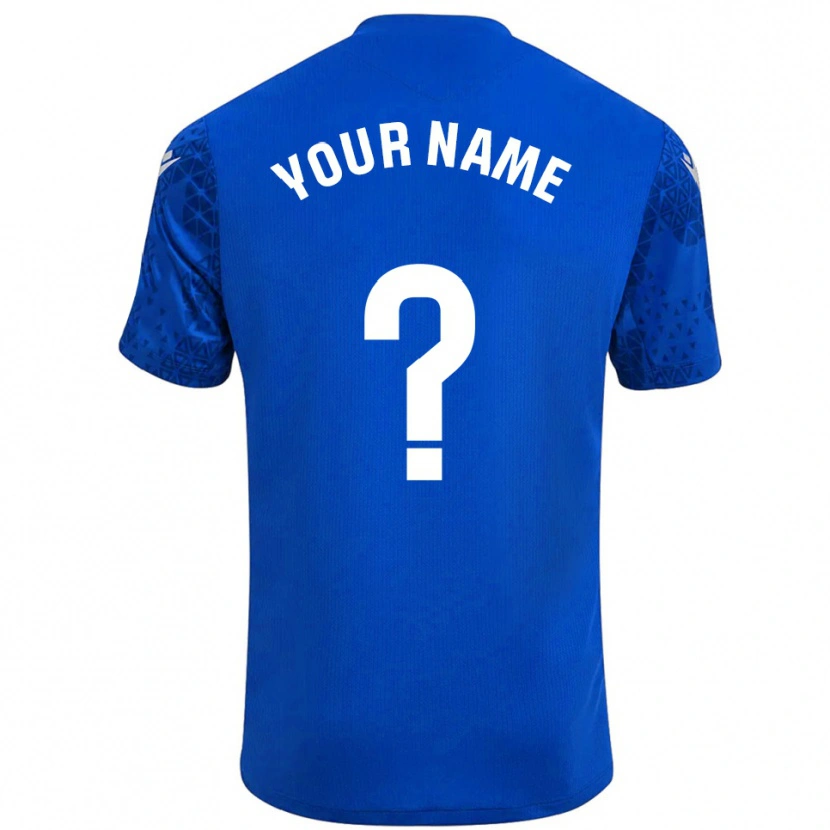 Danxen Hombre Camiseta Cadiz CF Azul Blanco Portero Equipación 2025/26 La Camisa