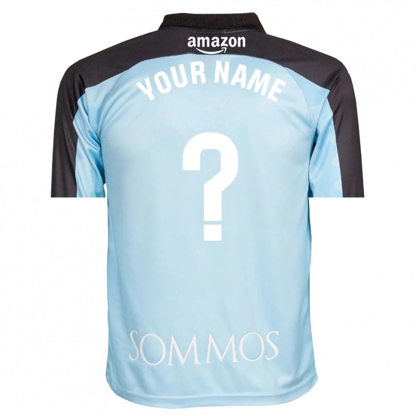 Danxen Hombre Camiseta SD Huesca Azul Claro Negro Portero Equipación 2025/26 La Camisa