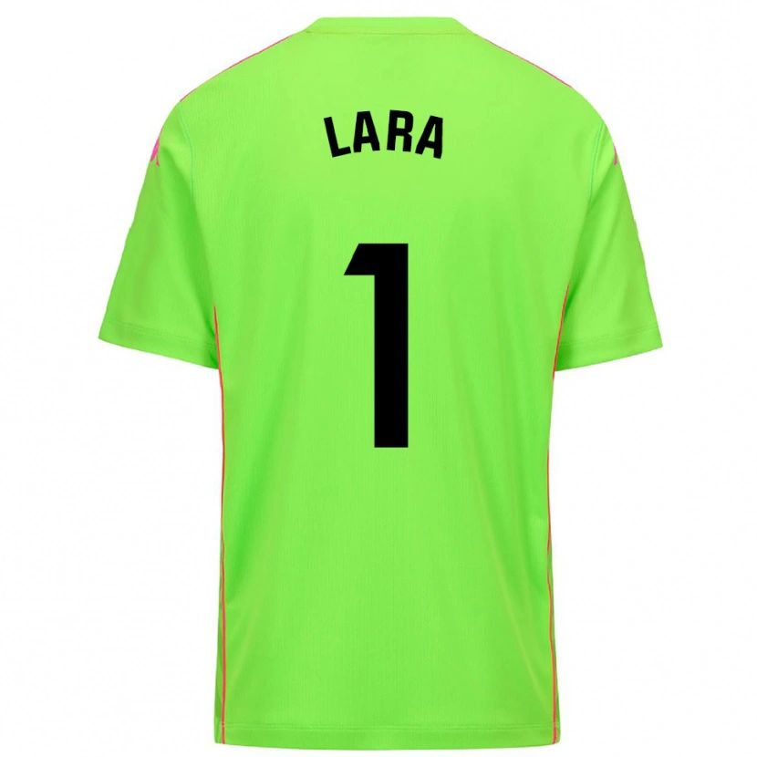 Danxen Hombre Camiseta Lara Lara De Las Heras Coello #1 Lirme Rosa Profundo Portero Equipación 2025/26 La Camisa