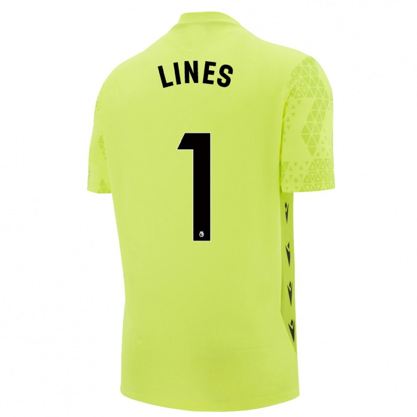 Danxen Hombre Camiseta Laura Inés Aguilar #1 Negro Verde Amarillo Portero Equipación 2025/26 La Camisa