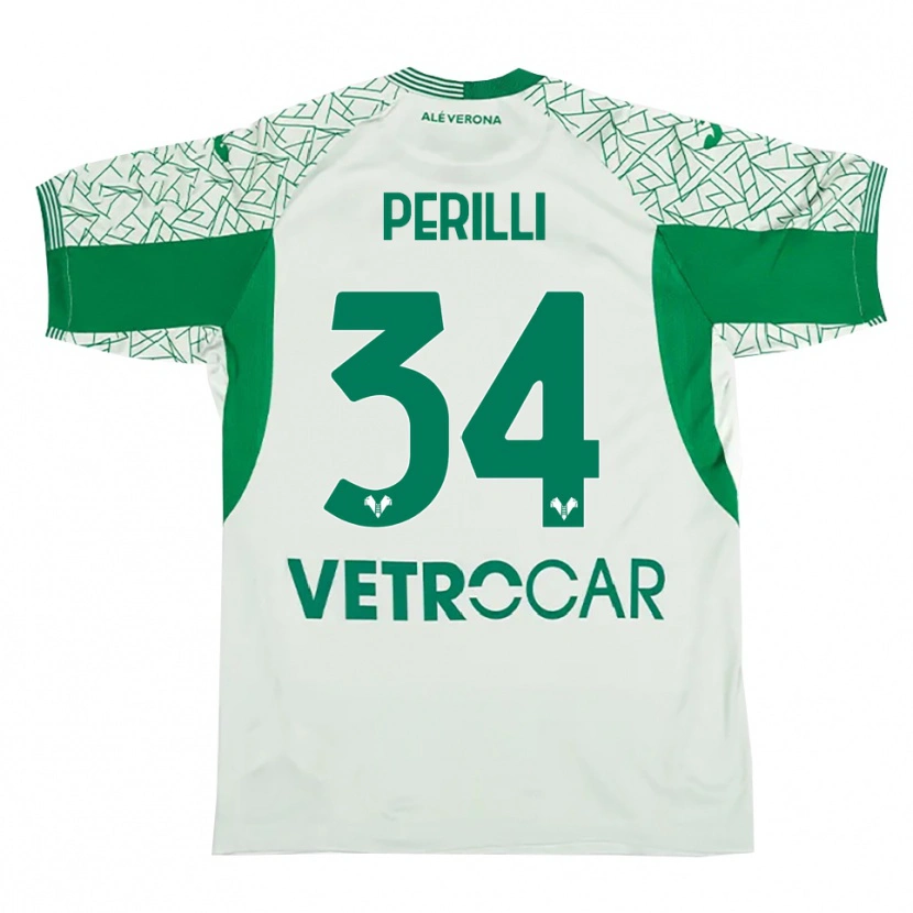 Danxen Hombre Camiseta Simone Perilli #34 Verde Rojo Portero Equipación 2025/26 La Camisa