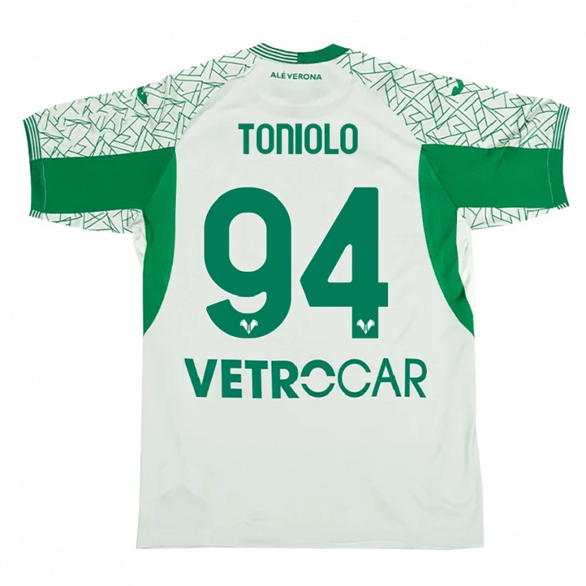 Danxen Hombre Camiseta Giacomo Toniolo #94 Verde Rojo Portero Equipación 2025/26 La Camisa