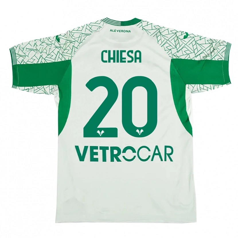 Danxen Hombre Camiseta Mattia Chiesa #20 Verde Rojo Portero Equipación 2025/26 La Camisa