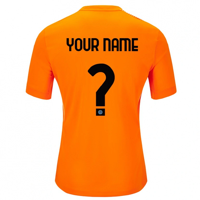 Danxen Hombre Camiseta Inter Milan Naranja Claro Negro Portero Equipación 2025/26 La Camisa