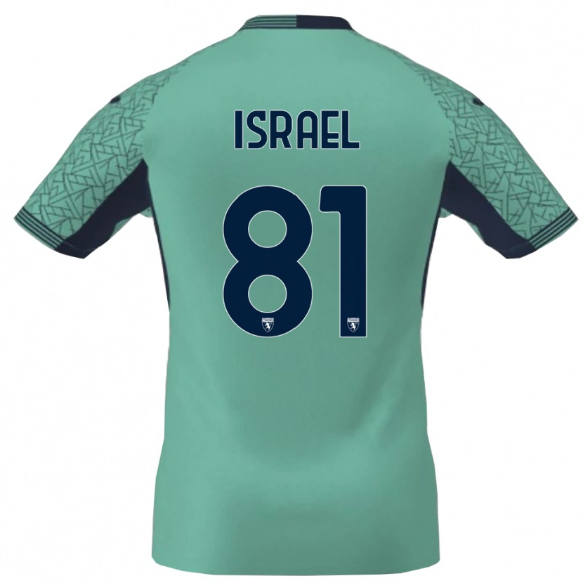 Danxen Hombre Camiseta Franco Israel #81 Laguna Azul Portero Equipación 2025/26 La Camisa