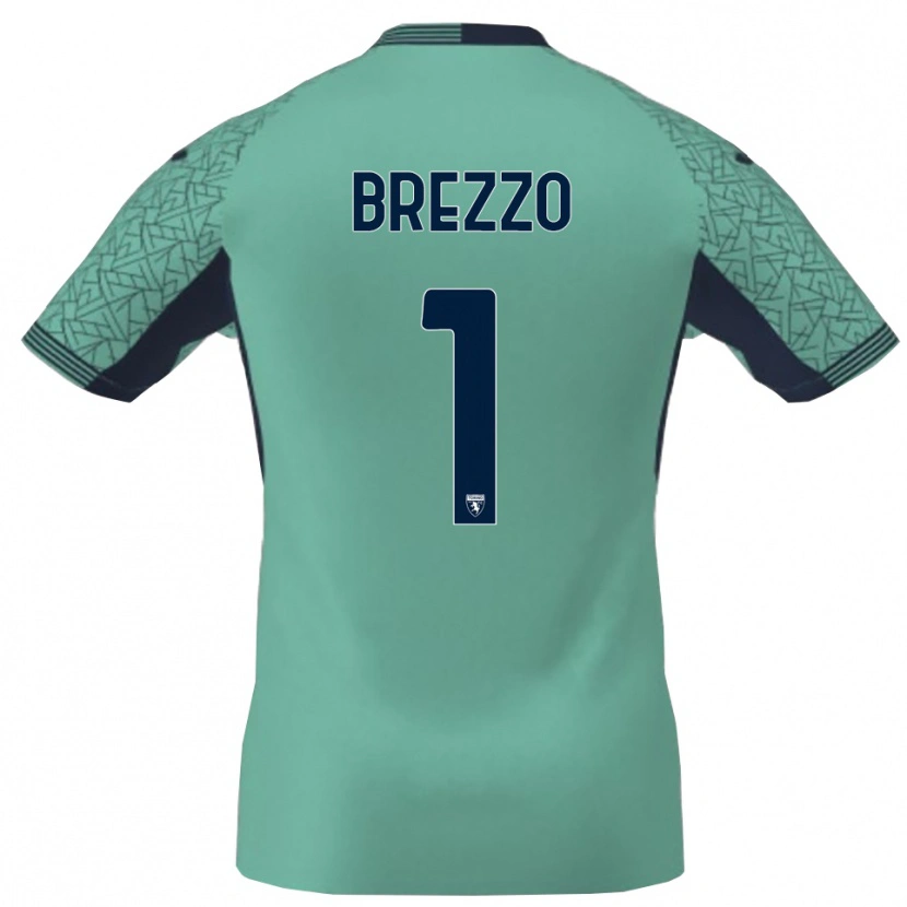 Danxen Hombre Camiseta Matteo Brezzo #1 Laguna Azul Portero Equipación 2025/26 La Camisa