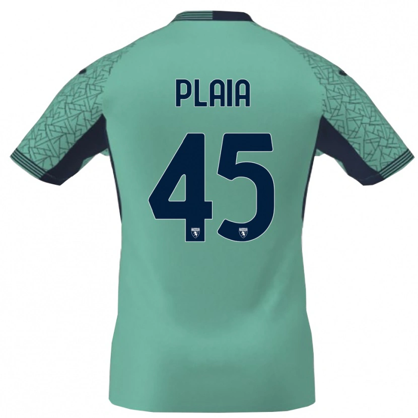 Danxen Hombre Camiseta Francesco Plaia #45 Laguna Azul Portero Equipación 2025/26 La Camisa
