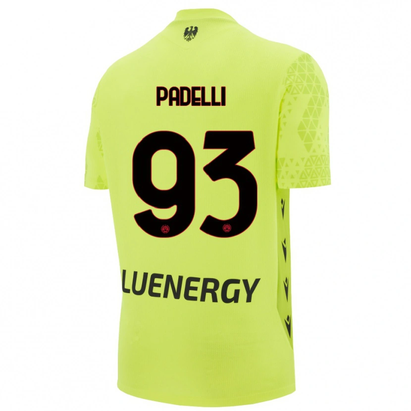 Danxen Hombre Camiseta Daniele Padelli #93 Verde Amarillo Negro Portero Equipación 2025/26 La Camisa