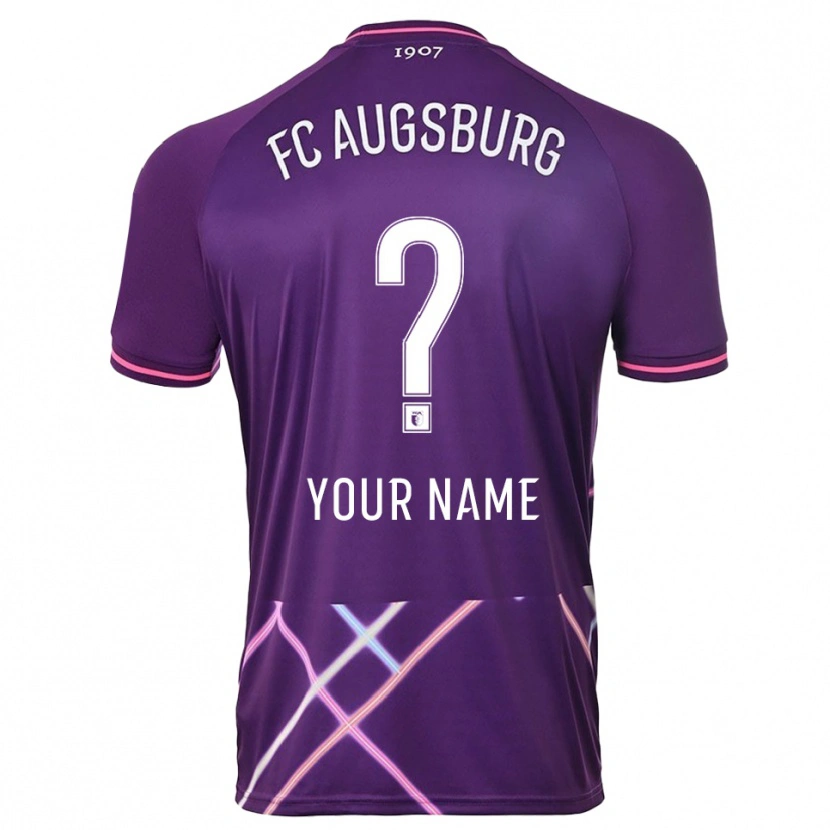 Danxen Hombre Camiseta FC Augsburg Púrpura Rosa Portero Equipación 2025/26 La Camisa